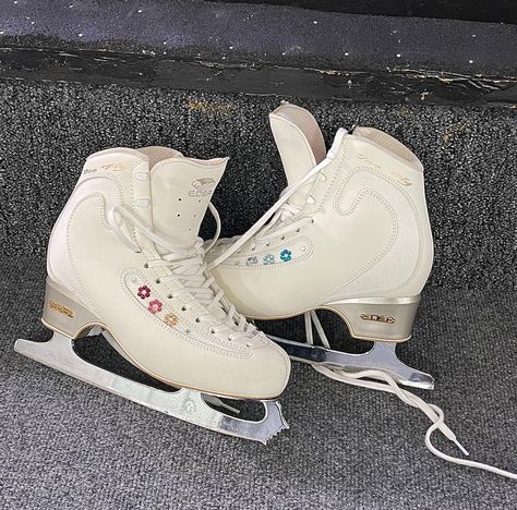 Sports Announcer, Ice Shop, Figure Skates, Figure Ice Skates, Figure Skating Outfits, Ice Skating Outfit, Skating Aesthetic, Snow Angel, Ice Skating Dresses