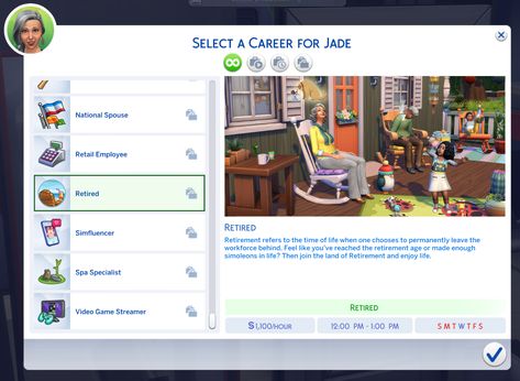 Retired Career Sims Careers, Sims 4 Teen Pregnancy, Sims 4 Jobs, Sims 4 Cas Mods, Play Sims 4, Sims 4 Anime, Cc Furniture, Teen Pregnancy, Free Sims 4