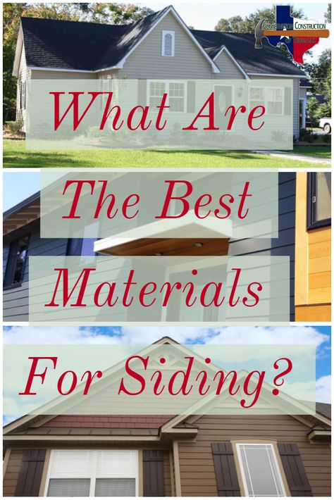 Read the article to see which materials make the best siding Fireproof House Siding, House Vinyl Siding Ideas Exterior, Types Of Siding For Houses, Best Siding For House, Vinal Siding, Vinyl Siding Ideas Exterior, Siding Ideas Exterior, Vinyl Siding House, Exterior Siding Options