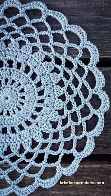 Free Doily Patterns, Motif Mandala Crochet, Crochet Circle Pattern, Crochet Doily Pattern, Crochet Placemat Patterns, Free Crochet Doily Patterns, Crochet Unique, Doily Pattern, Coaster Pattern