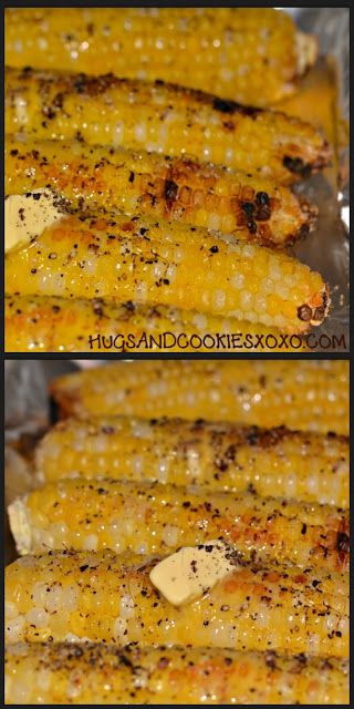 Oven Roasted Corn Season Corn, Oven Roasted Corn, Sommer Mad, Salad Pasta, Roasted Corn, God Mat, Corn On The Cob, Corn Recipes, Idee Pasto Sano