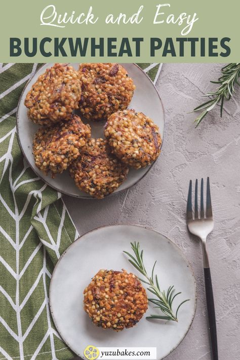 Buckwheat Patties, Buckwheat Tea, Raw Dessert Recipes, Buckwheat Recipes, Buckwheat Groats, Overnight Oats Healthy, Vegan Burgers, Best Vegan Recipes, Zebra Stripes