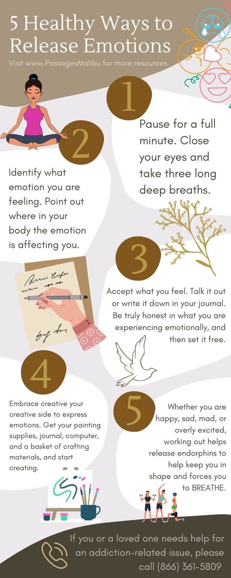 5 Healthy Ways to Express and Release Emotions Healthy Outlets For Emotions, How To Let Emotions Out, Healthy Ways To Release Emotions, Healthy Emotional Outlets, How To Manage My Emotions, Healthy Ways To Express Anger, How To Emotionally Regulate, How To Express Anger In A Healthy Way, Emotional Release Therapy