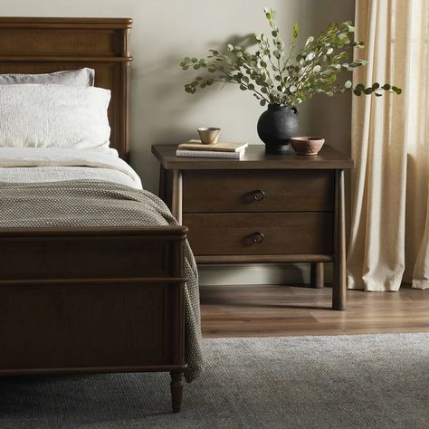 Introducing our Summer ‘24 Collection 🤍 Find the perfect pieces to bring a breezy, relaxed vibe to your home, available at #StyleMeGHD Dark Wood Bedroom Furniture, Dark Wood Bedroom, Ring Pulls, Nightstand Set Of 2, Matching Furniture, 2 Drawer Nightstand, Amber Interiors, Bookcase Storage, Bedroom Night Stands