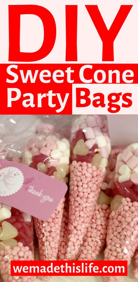 Plastic Cone Bag Ideas, Lisa Baby, Cones Diy, Sweet Cone, Candy Cone, Sweet Cones, Sweet Bags, Baby Tips, Busy Family