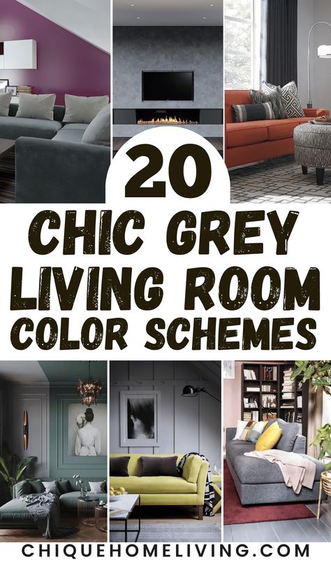 Grey Walls Color Scheme, Plum And Gray Living Room, Living Room Paint With Grey Couch, Wall Color For Living Room With Gray Furniture, Grey Sofa Styling Color Schemes, Color Palette Interior Design Living Room, Gray Color Combinations Living Room, Plum And Grey Living Room, Accent Colours With Grey Living Room