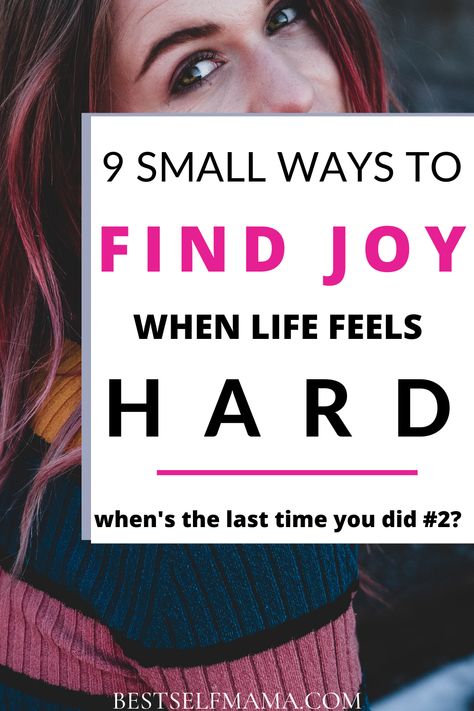 When it comes to how to find joy in life, these small and simple tip are a must read. They can help you find joy even when you are going through a difficult time. #lifeimprovement #selfimprovement #changeyourlife #howtofindjoy #howtofindjoyinlife #improveyourlife #happinesstips Find Joy In The Simple Things, How To Find Joy Again, How To Find Joy In Life, Finding Joy In Life, How To Find Joy, Rainbows And Unicorns, How To Become Happy, When Life Gets Tough, Embrace Imperfections