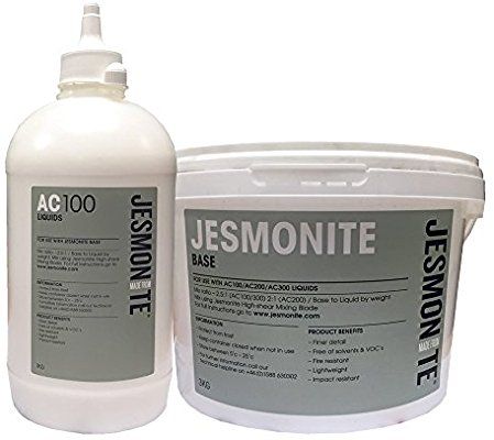 Jesmonite AC100 Water Based Casting Resin 3.5kg Kit: Amazon.co.uk: DIY & Tools Jesmonite Casting, Exothermic Reaction, Rubber Molding, Clear Casting Resin, Casting Resin, Mineral Powder, Decorative Mouldings, Toxic Water, Cast Acrylic