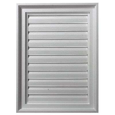 Ekena Millwork 24"H x 18"W Vertical Gable Vent Louver Gable Vents, Wood Products, Ekena Millwork, Real Wood, Wood