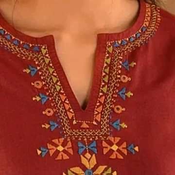 Embroidered Crafts, Easy Hand Embroidery, Garba Dress, Wallpaper Boho, Kurta For Women, Hand Embroidery Dress, Embroidery On Kurtis, Kurti Embroidery Design, Hand Embroidery Patterns Flowers