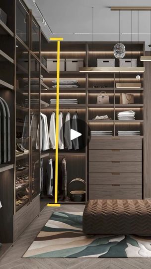 Walldrop Design Bedroom, L Shaped Closet Designs, Walk In Closet Layout, Closet Layout, Walk In Wardrobe, Room Size, Full Length Mirror, Walk In Closet, L Shape