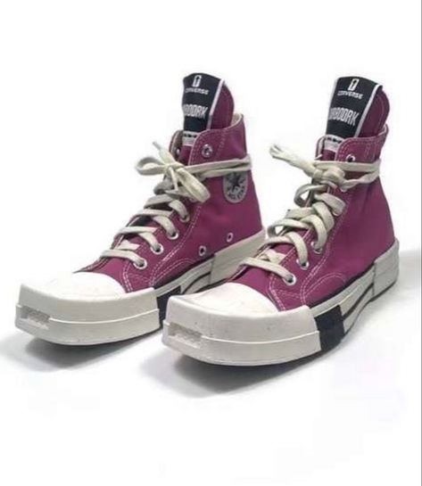 pop pink rick owens converse Pink Rick Owens, Rick Owens Converse, Rick Owens, Converse, Pink