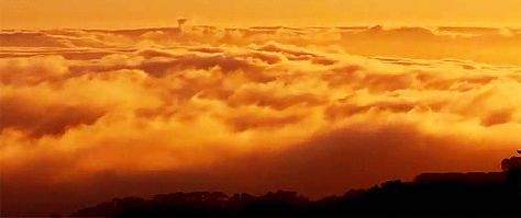 Clouds mountains Orange Horror Aesthetic, Yellow Banner Gif, Orange Gif, Weather Gif, Landscape Gif, Yellow Gif, Long Wallpaper, Orange Banner, Banners Discord