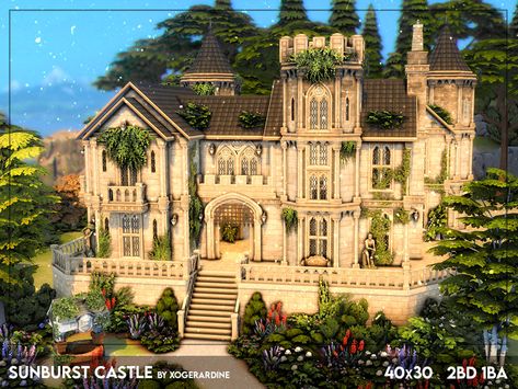 Sims 4 Castle Layout Floor Plans, Sims 4 Castle Download, Sims 4 Castle No Cc, Sims 4 Royal Castle, Sims 4 Castle Layout, Sims 4 Cc Castle, Sims 4 Castle Build, Sims 4 Chateau, Aesthetic Sims 4 House