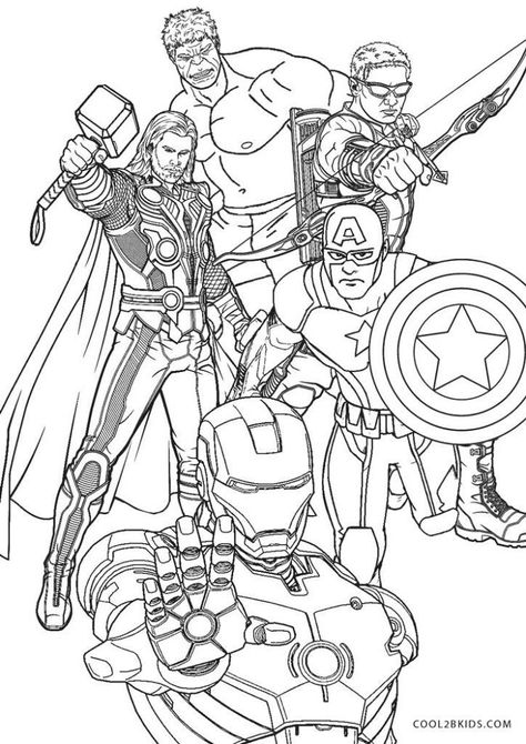 Superhero coloring page & line art Superhero Printables Free, Super Hero Coloring Sheets, Superhero Printables, Batman Coloring Pages, Avengers Coloring Pages, Superhero Coloring Pages, Avengers Coloring, Spiderman Coloring, Free Kids Coloring Pages