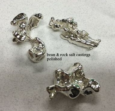 rock salt Water Casting Silver, Cuttlefish Casting, Jewelry Metalsmithing, Wax Carving Jewelry, Casting Metal, Jewelry Casting, Silver Tips, Silver Casting, Silversmith Jewellery