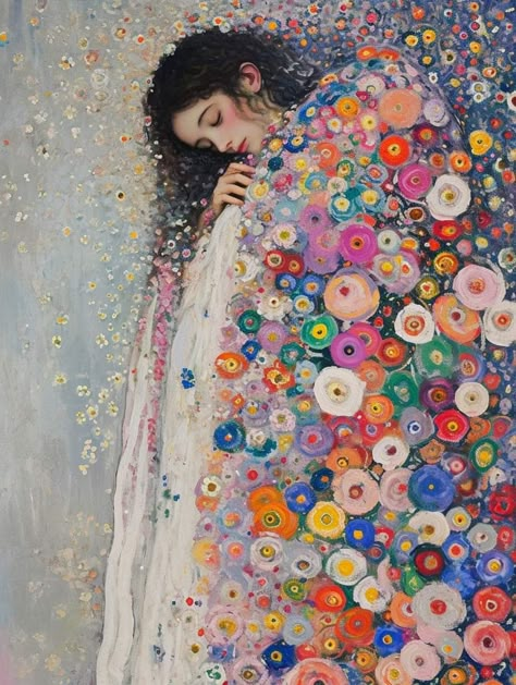 Gustav Klimt Art, Klimt Art, 동화 삽화, Paintings I Love, Jolie Photo, Cat Painting, Gustav Klimt, Pretty Art, Love Art