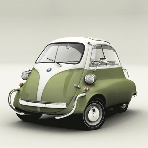 Bmw Isetta 300, Bmw Isetta, Bmw Classic Cars, Microcar, Tiny Cars, Fiat 600, Porsche Classic, Bmw Classic, Bugatti Veyron