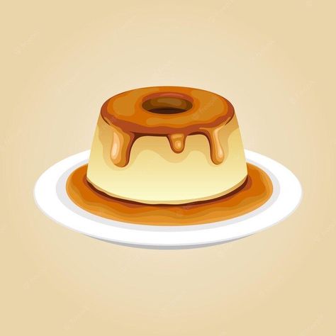 Flan Business, Pudding Caramel, Baking Wallpaper, Caramel Dessert, Grow Natural Hair Faster, Flan Cake, Cupcake Logo, Food Anime, Cream Caramel