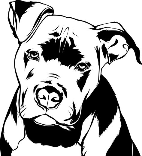 Pitbull Drawing Pencil, Pitbull Drawing Outline, Line Drawings Of Dogs, Pitbull Stencil, Pitbull Svg Free, Pitbull Svg, Pitbull Outline Tattoo, Pitbull Silhouette, Pit Bull Drawing