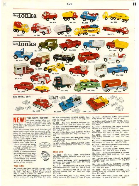 Tonka Trucks, Tonka Toys, Tonka Truck, Great Ads, Construction Toy, Old Ads, Truck Camper, Toy Trucks, Retro Toys