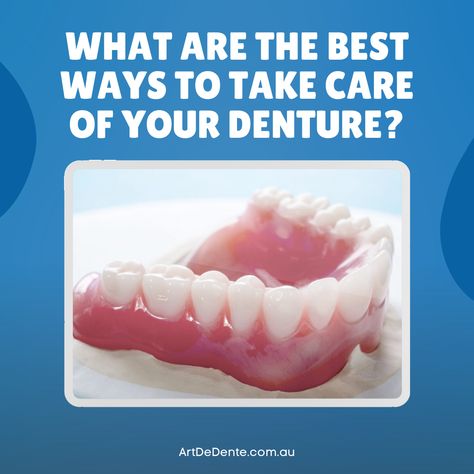 Dentures and fake teeth restore and care for your smile, ensuring you look and feel joyful, so follow these care tips: clean dentures daily, remove them at night or for 6 hours during the day, soak them in warm water or denture cleaning solution, monitor their fit, and have them adjusted or replaced if needed; brush gums, tongue, and natural teeth with fluoride toothpaste, and rinse with mouthwash for overall oral health. Call (03) 9642 8955 or visit Level 17, 190 Queen Street in Melbourne. Denture Cleaners, Loose Teeth, Denture Cleaner, Denture Adhesive, Partial Dentures, False Teeth, Fake Teeth, How Do You Clean, Melbourne Cbd