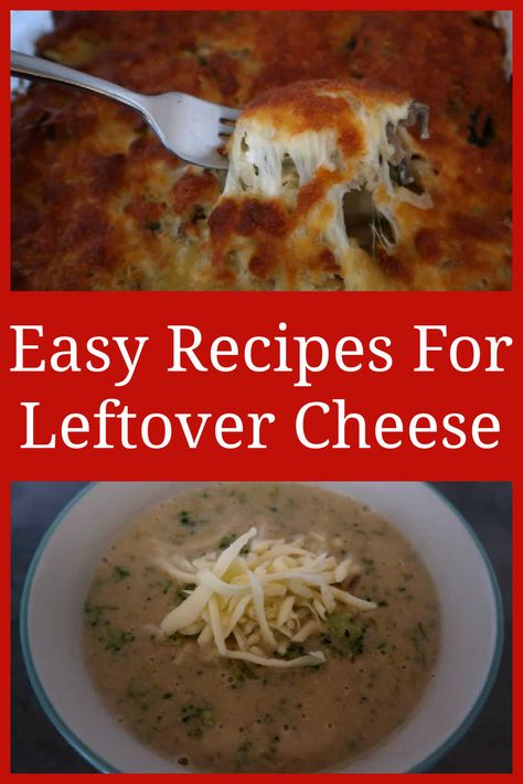 Recipes For Leftover Cheese – The Best Easy Cheese Ideas – delicious ways to use up all the cheese leftovers you have. Leftover Cheese, Cheese Ideas, Easy Budget, Easy Cheese, Cooking On A Budget, Simple Budget, Leftovers Recipes, Keto Dinner, Budget Meals