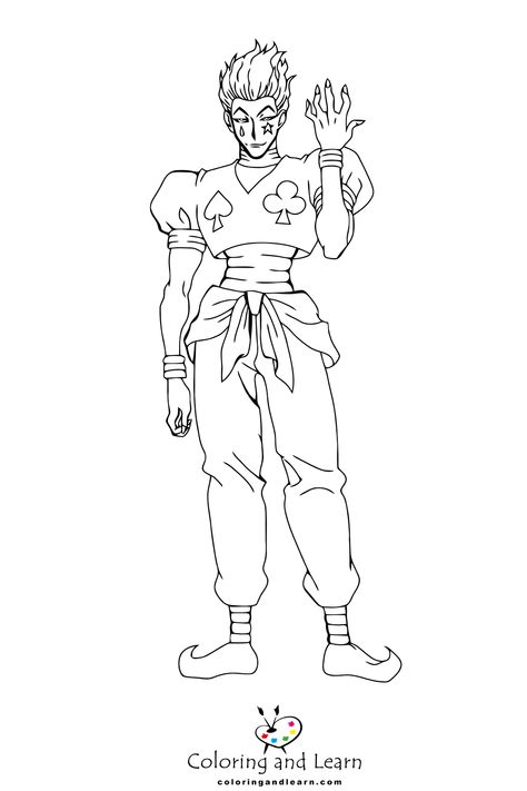 Best printable Hunter X Hunter Coloring Pages - Hunter x Hunter coloring pages are coloring sheets that feature characters from the manga and anime series, Hunter x Hunter. These pages allow fans to... - drawing Manga Learning, Hunter X Hunter, Coloring Sheets, Pencil Drawings, Coloring Pages, Drawings, Anime, Gifts, Quick Saves