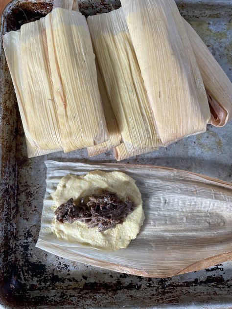 Make your Own Homegrown Tamales with Venison and Tallow Tamale Filling Recipe, Tamale Filling, Make Tamales, Growing Corn, Tamale Recipe, Best Comfort Food, Home Grown, Peppers And Onions, Convenience Food