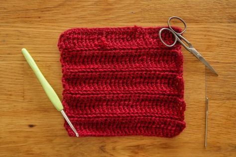 Railroad Crochet Stitch Yarn Projects Crochet, Crochet Ripple Pattern, Using Chopsticks, Puff Stitch Crochet, Crochet Stitches For Blankets, Easy Crochet Stitches, Stitch Crochet, Crochet Stitches Tutorial, Basic Crochet Stitches