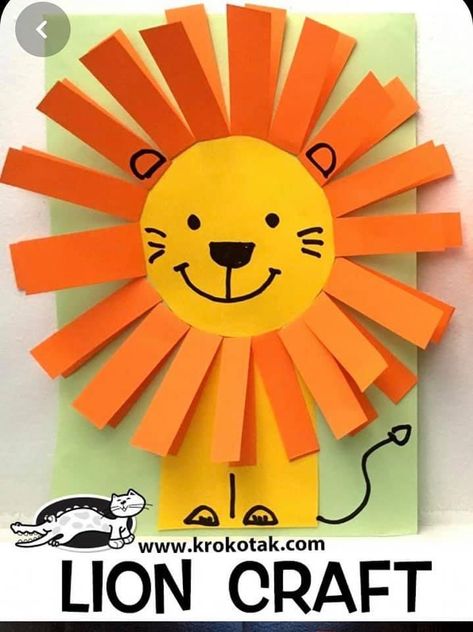 Lion Kids Crafts, Ocean Kids Crafts, Sunshine Crafts, Lion Craft, Paper Plate Crafts For Kids, Frog Crafts, Children Activities, Animal Crafts For Kids, Rainbow Crafts