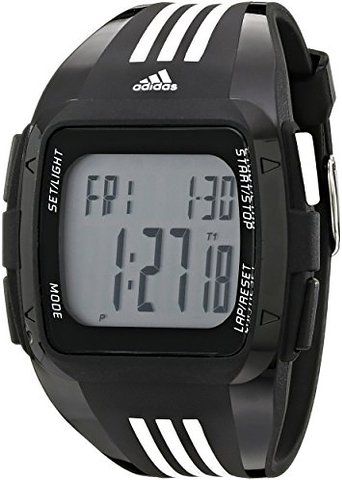 Adidas Unisex ADP6089 Duramo XL Digital Black Watch with Polyurethane Band Adidas Watch, Digital Wrist Watch, Adidas Set, Unisex Watches, Fitness Watch, Kids Watches, Sports Watch, Garmin Watch, G Shock