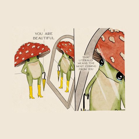 Beautiful Home Fine Art Print | Maybell Eequay Wreck This Journal, Frog Art, Happy Words, Cute Little Drawings, Good Vibes Only, You Are Beautiful, Shop House, Beautiful Homes, Cute Art