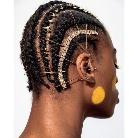 Cornrows are a stunning style that is low-maintenance and easy to take care of. With cornrows, you hair sits close to the scalp and is braid into a va... Vogue Portugal, Editorial Hair, Afro Punk, Cornrow Hairstyles, African Hairstyles, Natural Hairstyles, Love Hair, Hair Art, Afro Hairstyles