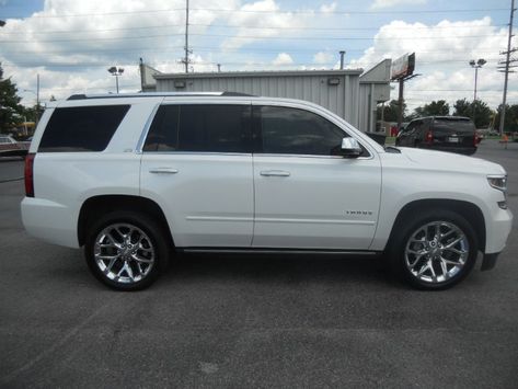 Check out this B E A U T I F U L Tahoe  -  - > . 2016 Chevrolet Tahoe LTZ with 4WD is LOADED and in EXCELLENT condition! This SUV is a 1 owner and is ready for a new home! Feel free to call us for more information, questions about pricing and financing! | 615-895-6420 | . #JimKirbyAuto #shoplocal #WeBuyandSell #Chevy #Tahoe #LTZ #SUV #Thursday #Chevrolet #loaded #4wd #4x4 2018 Chevy Tahoe, Yukon Truck, Tahoe 2012, 2015 Chevy Tahoe Ltz, White Chevy Tahoe With Black Rims, Chevy Tahoe Ltz, 2021 Chevy Tahoe Premier, Broken Screen Wallpaper, Gmc Yukon Denali