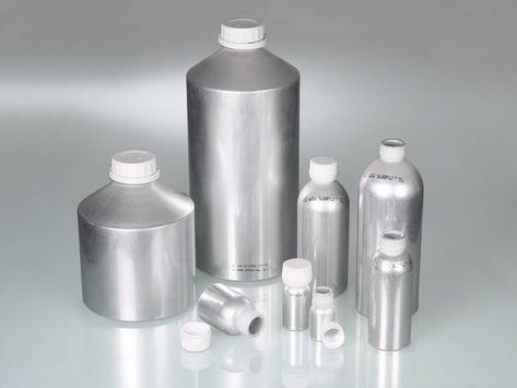 Assortment aluminum bottles Aluminium Packaging, Supplement Bottles, Shampoo Packaging, 100ml Bottle, Supplements Packaging, Milk Packaging, Fragrance Packaging, Perfume Photography, Eco Packaging