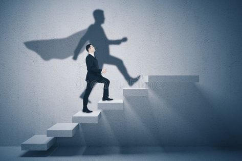 Stair Climbing, Gray Wall, Wall Background, Grey Walls, Business Man, Super Hero, Step Up, Climbing, Photo Image