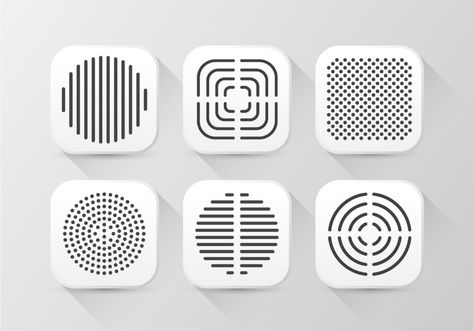 Speaker Grill Pattern Buttom Icon Grill Pattern Design, Speaker Grill Pattern, Speaker Grill Design, Vents Design, Speaker Grill, Free Icon Set, Vintage Speakers, Id Design, Speaker Design