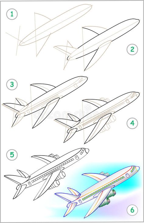 Airplane Sketch, Plane Drawing, Airplane Drawing, Sketching Tips, Perspective Drawing Lessons, Drawing Sheet, Airplane Art, Industrial Design Sketch, Drawing Exercises