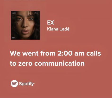 Ex Lyrics, Kiana Lede, Songs That Describe Me, Words That Describe Feelings, Rapper Quotes, Rap Lyrics Quotes, Meaningful Lyrics, Song Suggestions, Song Lyric Quotes