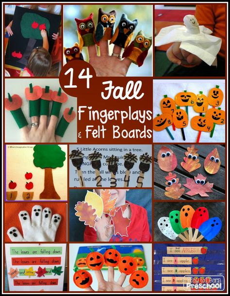 Preschool Circle Time Activities for Fall - 14 Fabulous Fingerplays and Felt Board Activities  Play to Learn Preschool Preschool Circle Time Activities, Preschool Supplies, Thanksgiving Activities Preschool, Felt Boards, Theme Preschool, Flannel Boards, Circle Time Activities, Felt Board Stories, Preschool Circle Time