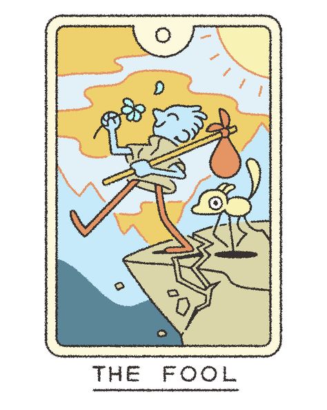 Joe Sparrow, The Fool Tarot, Game Card Design, Arte Indie, Playing Cards Design, Tarot Cards Art, Minor Arcana, Tarot Art, Daily Drawing