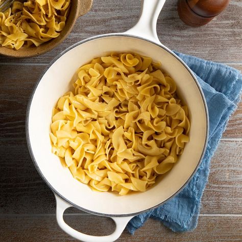 Amish Buttered Noodles Amish Buttered Noodles Recipe, Amish Noodles, Buttered Noodles Recipe, Amish Butter, Savory Cheesecake, Butter Noodles, Frozen Pasta, Potluck Desserts, Pasta Sides