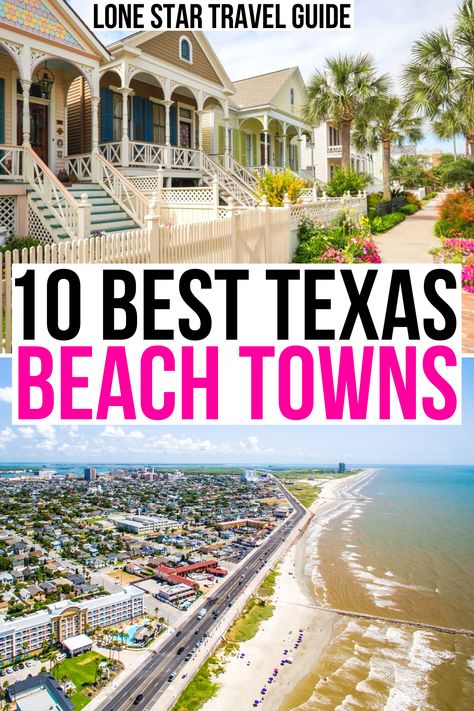 Looking for great beaches in Texas? Check out these beautiful Texas beach towns! best beach towns in texas | best coastal towns in texas | texas coastal towns | towns on texas coast | towns on the texas coast | best places to visit texas gulf coast | texas gulf coast places to visit | tx beach towns | tx coastal towns | texas gulf coast towns | tx gulf coast towns Texas Beach Vacation, Beaches In Texas, Best Beaches In Texas, Texas Vacation Spots, Texas Gulf Coast, Texas Bucket List, Texas Vacation, Texas Beaches, Travel Texas