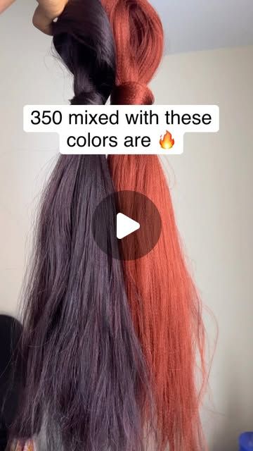 box_braid_queen on Instagram: "If you love color 350 but scared to try it, try to mix it with these colors it’s 😍 

PS: don’t just save the video, make sure you ❤️ it and share it 😀🙏🏽

#braids" Hair Color Mix Braids, Braid Color Mixing, Braids Mixed Color, Braids With Color For Black Women, How To Braid In Colored Extensions, Mixed Color Box Braids, Light Brown Box Braids, Box Braids Ginger, Mixing Braiding Hair Colors