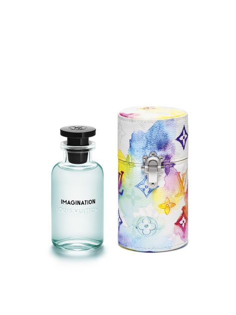 Les Parfums Louis Vuitton: Imagination // BEAUTY Lv Imagination Perfume, Luis Vuitton Perfumes, Parfum Collection, Trippy Iphone Wallpaper, Best Fragrance For Men, Discount Design, Study Decor, Fragrances Perfume Woman, Fragrance Bottle