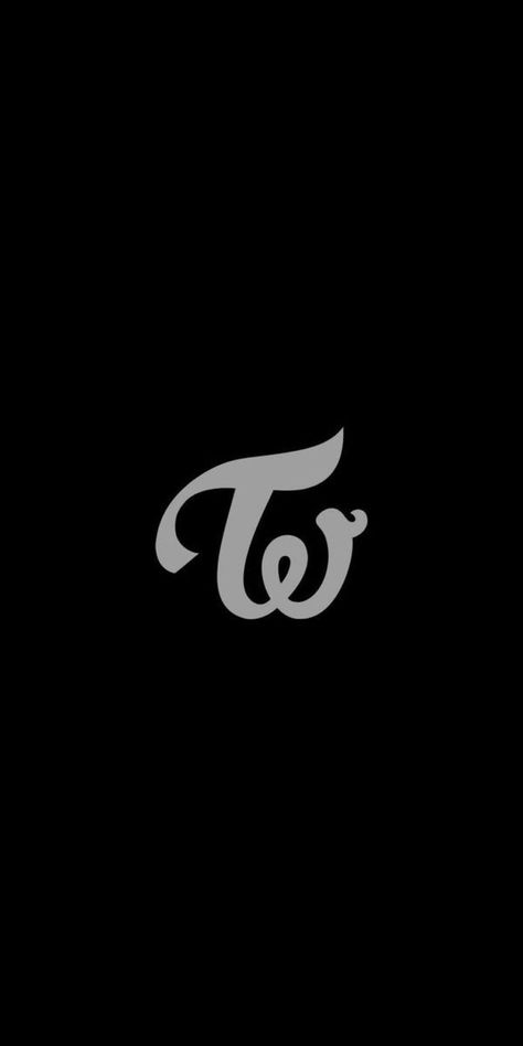 Twice Logo, Logo Twice, Black And White Logos, Black And White Wallpaper, Wallpaper Pictures, Pink Logo, White Wallpaper, Screen Wallpaper, Kpop Wallpaper