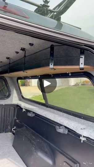 120K views · 5.7K reactions | Some really innovative shelving utilizing the roof rack bolts and window frame. 
📸 @cody_rowe95 
-
#truckbedliving #truckcamping #diycamperconversion #diycamper #truckaccessories #diysolutions #innovate | Truck Bed Living | RUBII · Dreams Truck Bed Living, Truck Roof Rack, Truck Canopy, Built In Bed, Truck Camping, Diy Camper, Window Frame, Truck Accessories, Truck Bed