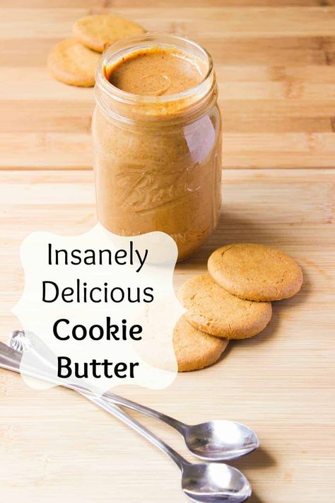 Homemade Cookie Butter, Jessica In The Kitchen, Nut Butter Recipes, Easy Homemade Cookies, Homemade Nut Butter, Homemade Cookie, Biscoff Cookie Butter, Cookie Spread, Cookie Butter