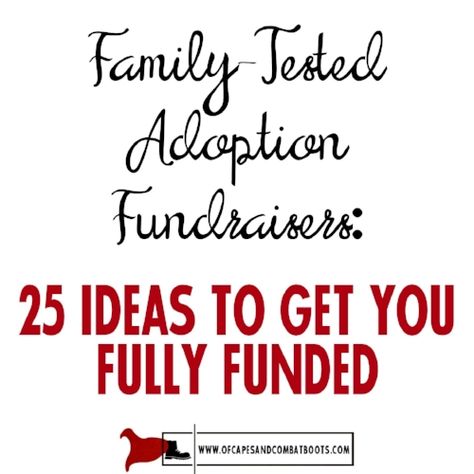 Family-Tested Adoption Fundraisers: 25 Ideas to Get You Fully Funded — Of Capes and Combat Boots Fundraising Crafts, Adoption Fundraiser, Adoption Resources, Foster Care Adoption, Adopting A Child, Minivan, A Truck, Foster Care, Raise Funds